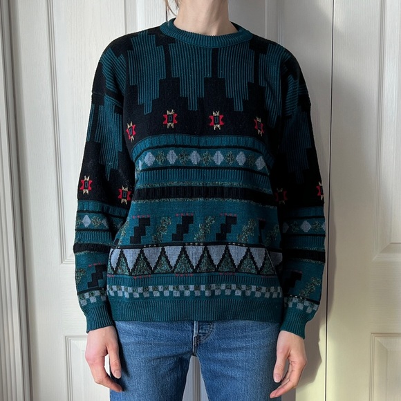 1980’s Porto Bello Knit Sweater - Picture 1 of 4
